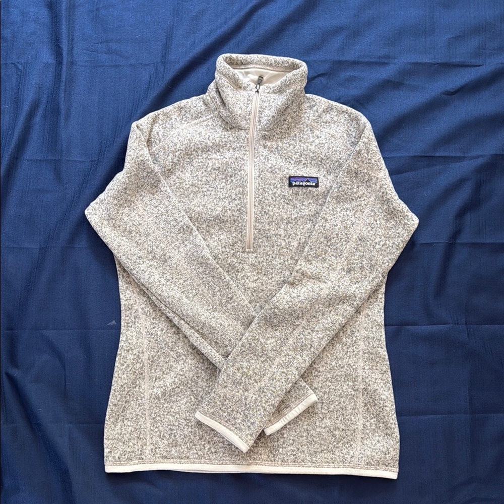 Patagonia Heathered Gray Fleece Pullover